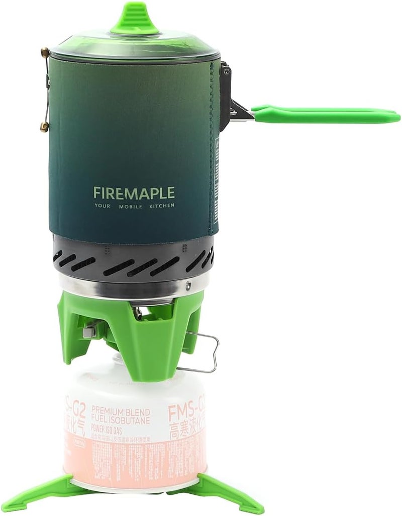 Fire-Maple Fixed Star X2 Backpacking and Camping Stove System Outdoor Propane Camp Cooking Gear Portable Pot Jet Burner Set Ideal for Hiking, Trekking, Fishing, Hunting Trips and Emergency Use - Image 1